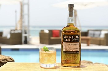 Black and Stormy Cocktail with Mount Gay Rum