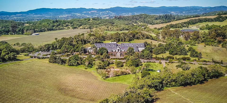 Aerial view of Latimer Ranch