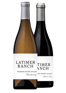 Latimer Ranch Pinot Noir Russian River Valley, 2018 and Latimer Ranch Chardonnay Russian River Valley, 2018
