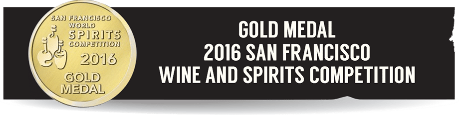 Gold Medal, 2016 San Francisco Wine and Spirits Competition
