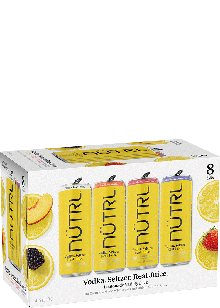 NUTRL Lemonade Variety Pack Vodka Seltzer Total Wine & More