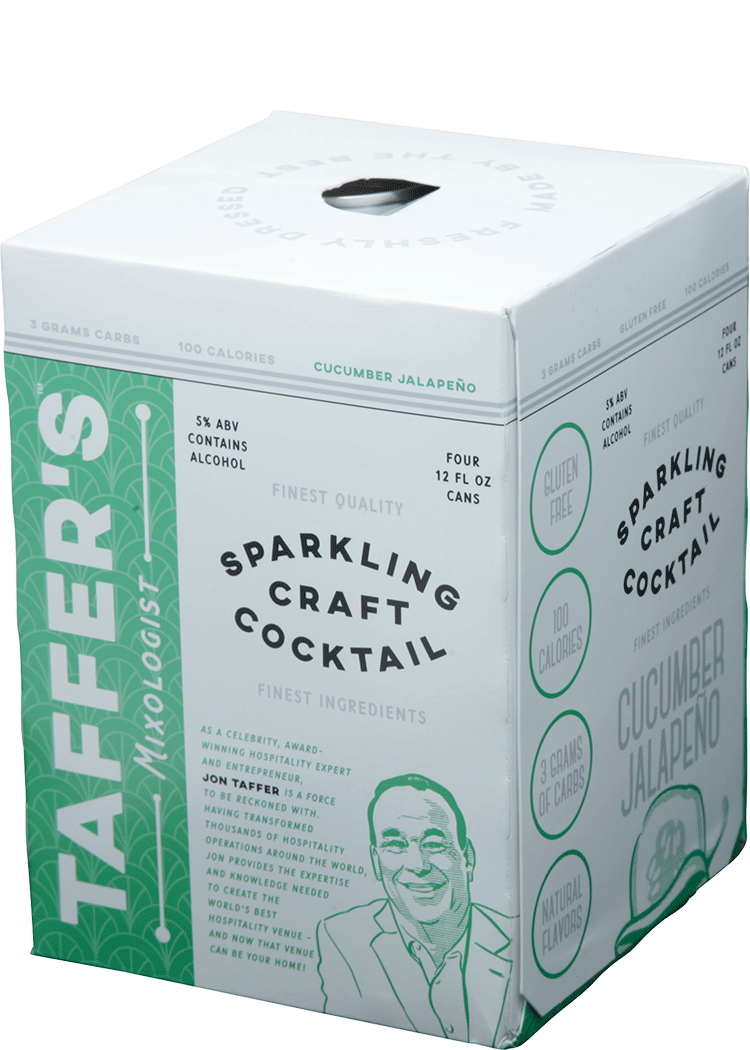 Taffer's Cucumber Jalapeno Sparkling Craft Cocktail Total Wine & More