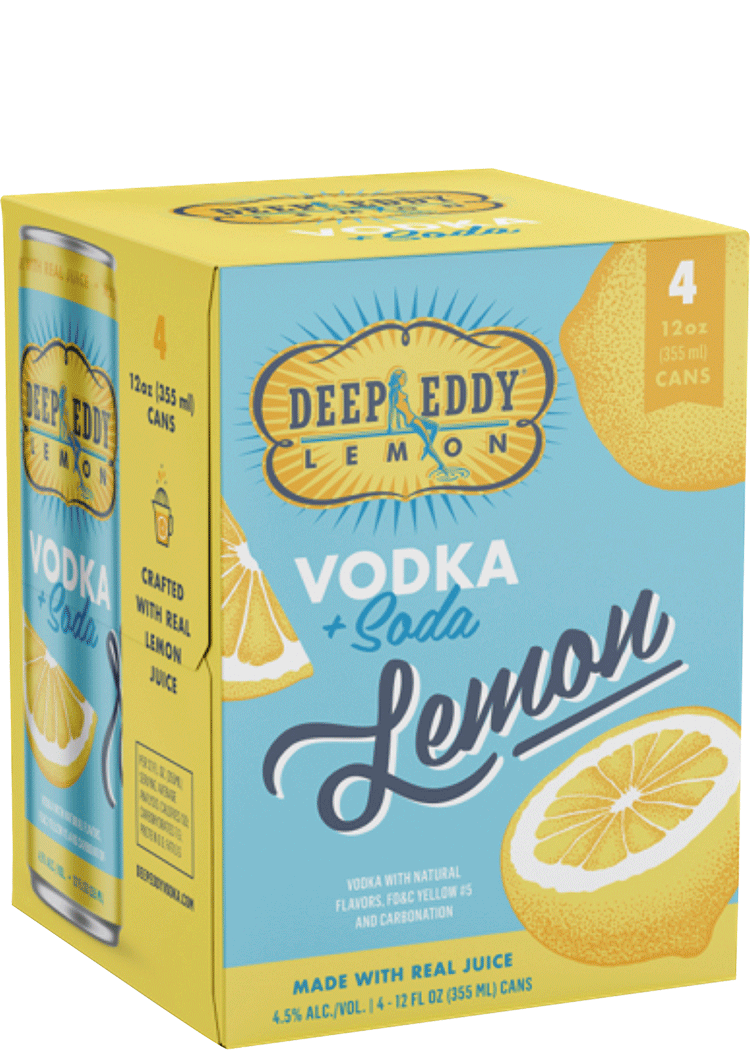 Deep Eddy Lemon Vodka Soda Total Wine & More