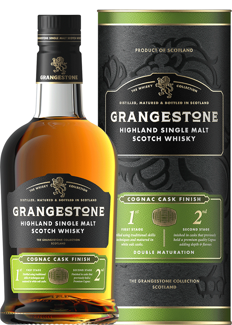 Grangestone Cognac Cask Finish Single Malt Scotch Whisky | Total Wine ...