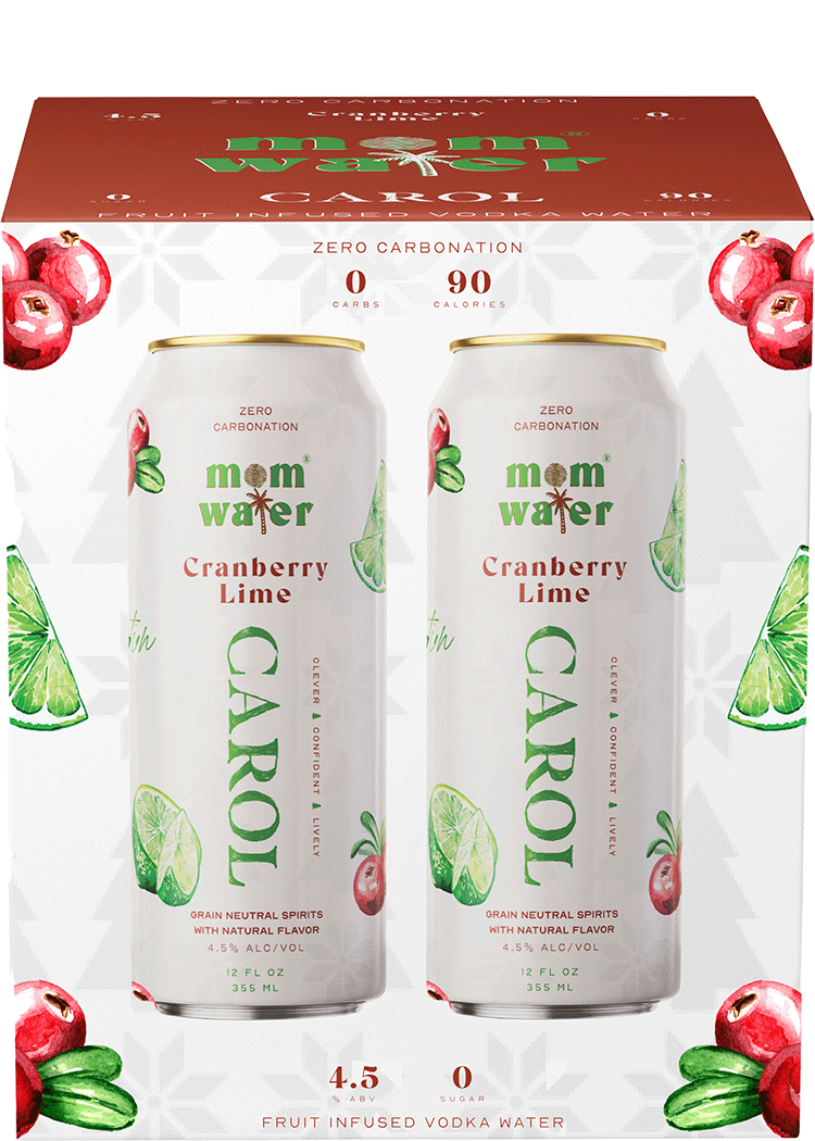 Mom Water Cranberry Lime Carol Total Wine & More
