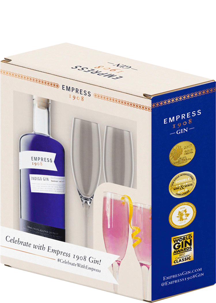 Empress 1908 Indigo w/ Two Glass Gin Total Wine & More