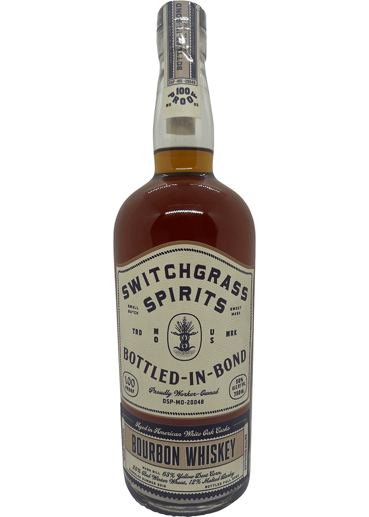 Switchgrass Spirits Bottled in Bond Bourbon Whiskey Total Wine & More