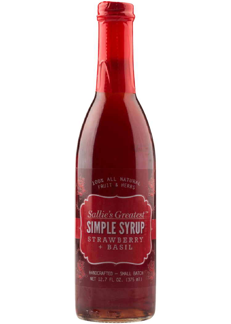 Sallie's Greatest Strawberry & Basil Simple Syrup Total Wine & More