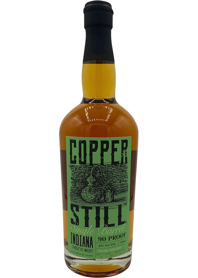 Copper Still Single Barrel Indiana Straight Rye Whiskey Total Wine & More
