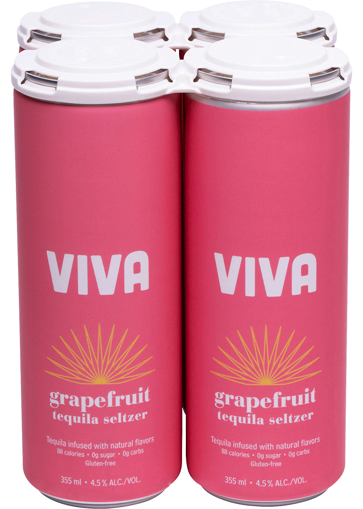 VIVA Grapefruit Tequila Seltzer Total Wine & More