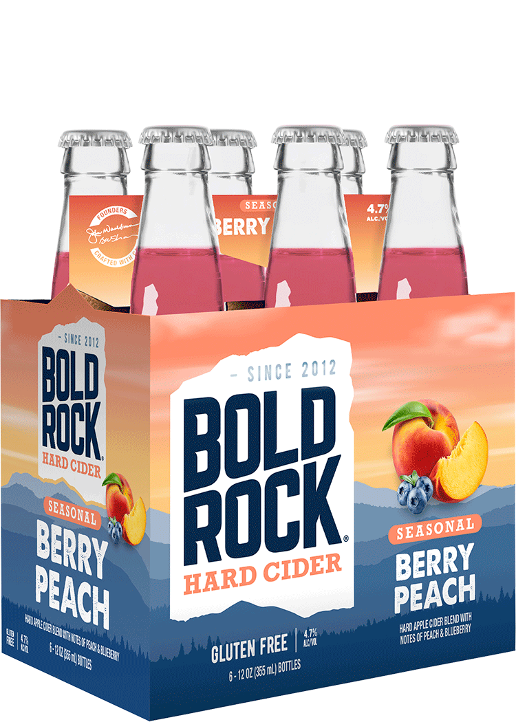 Bold Rock Berry Peach Cider Total Wine & More