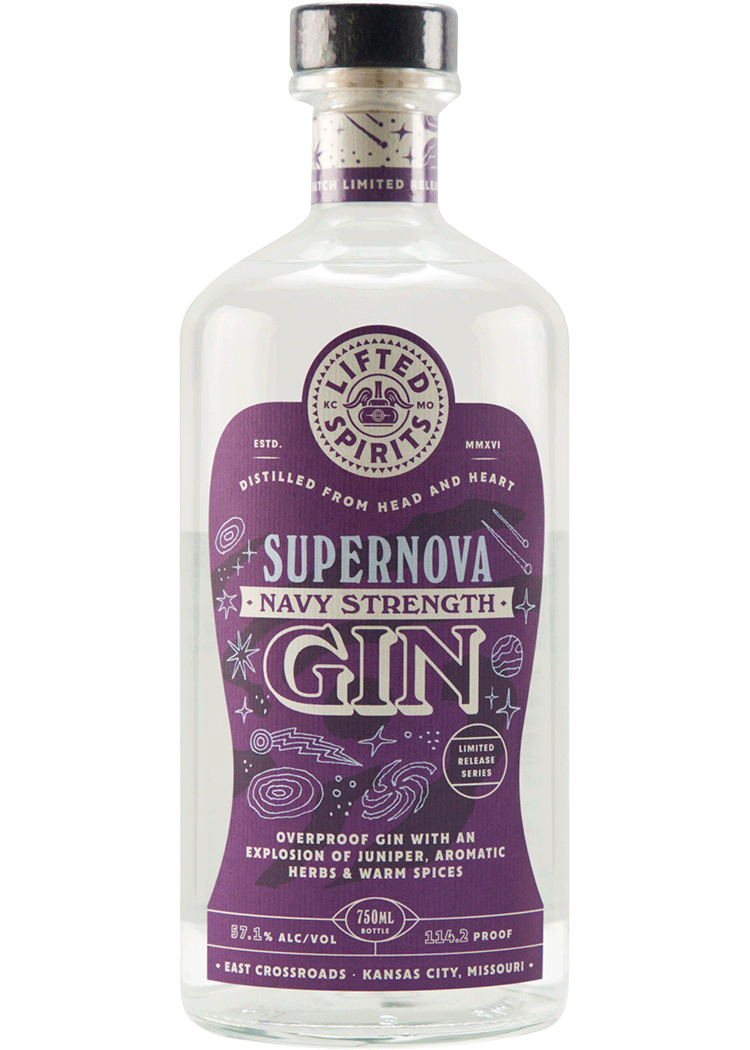 Lifted Spirits Distillery Supernova Navy Strength Gin Total Wine & More