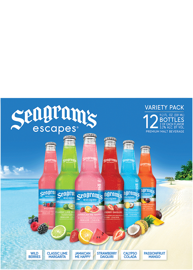 Seagrams Escapes Variety Pack Hard Beverage Total Wine & More