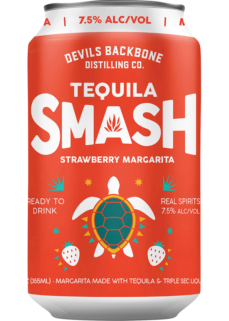 Devils Backbone Tequila Smash Strawberry Margarita 7.5 Total Wine & More