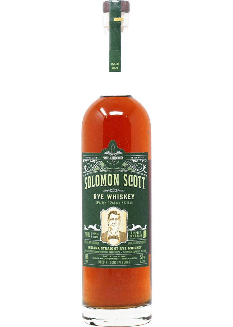 Spirits of French Lick Rye Solomon Scott Bourbon Total Wine & More