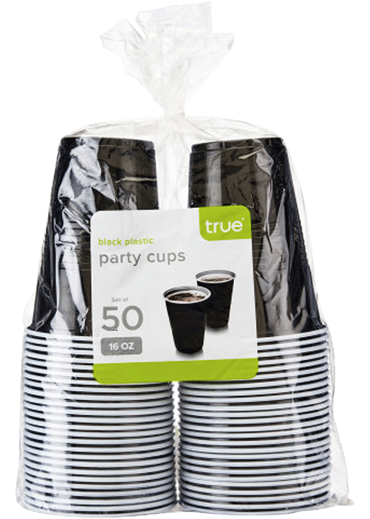 16oz Black Party Cups 50pk Total Wine & More