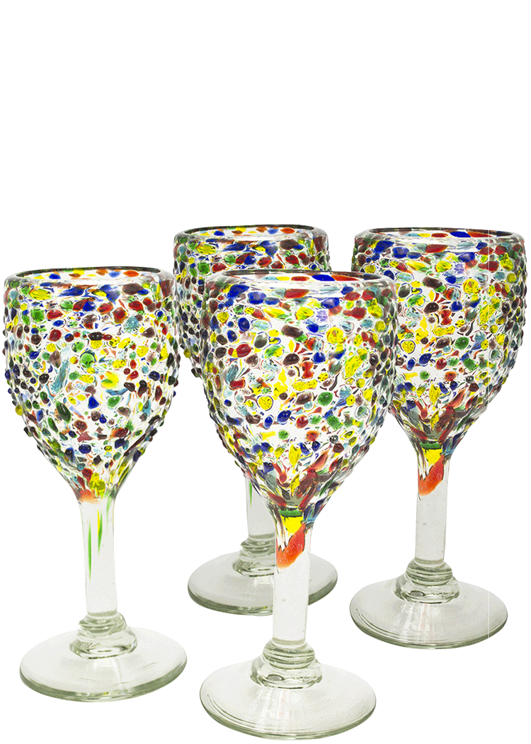 Bambeco Confetti Wine Glass 4pk Total Wine & More