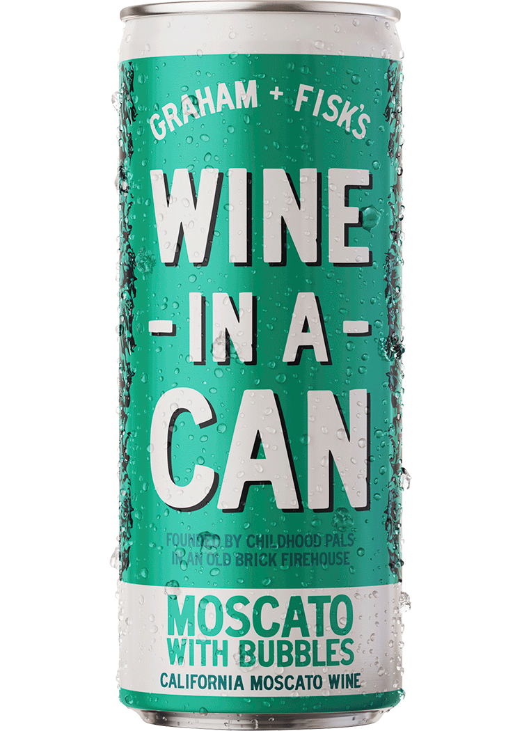 Graham+Fisk's WineInACan Moscato with Bubbles Total Wine & More