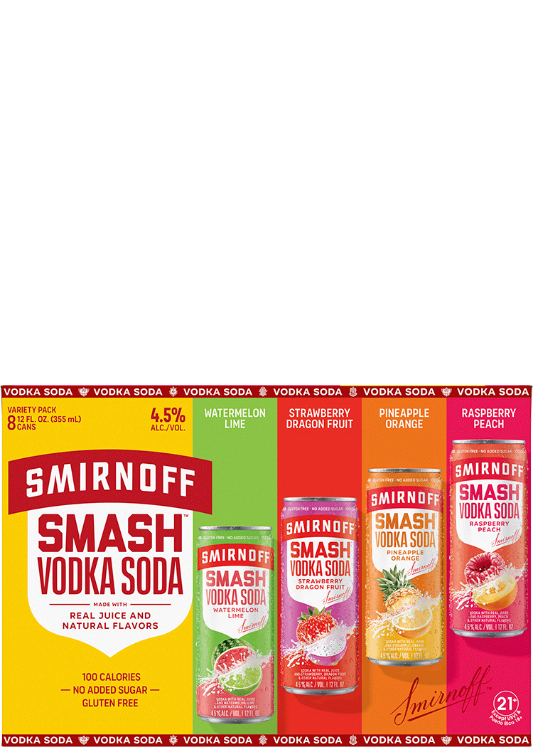 Smirnoff Smash Vodka Soda Variety Total Wine & More