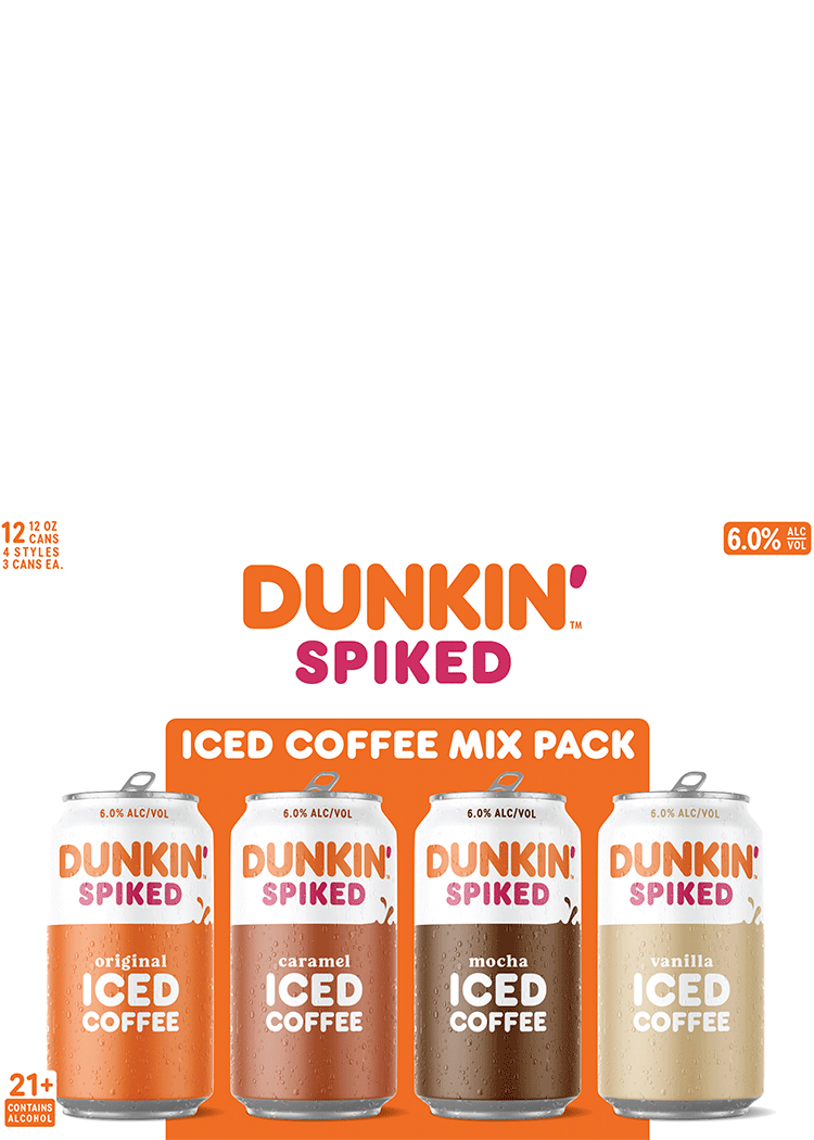 Dunkin Spiked Iced Coffee Mix Pack Total Wine & More