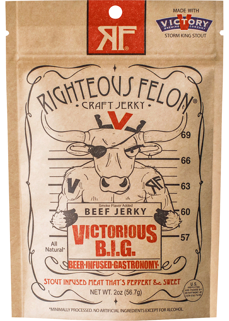 Righteous Felon Victorious BIG Jerky Total Wine & More