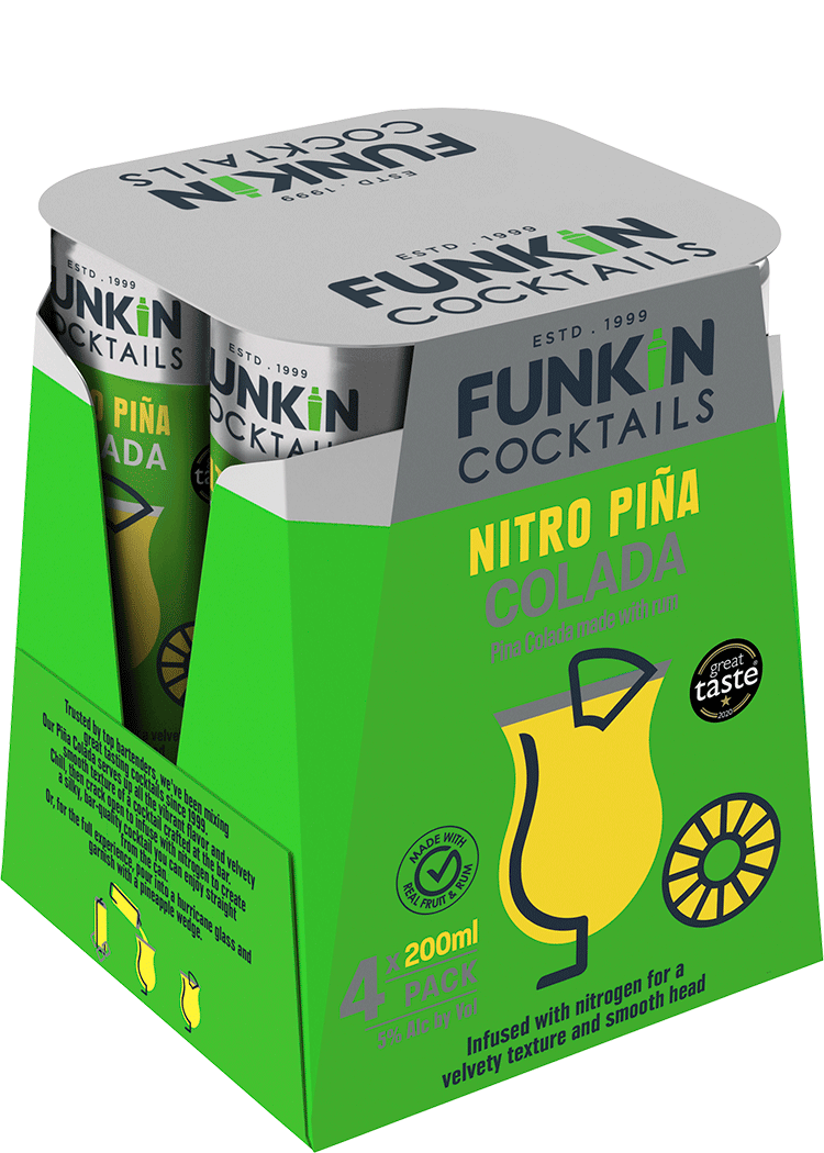 Funkin Pina Colada Nitro Cocktail | Total Wine & More