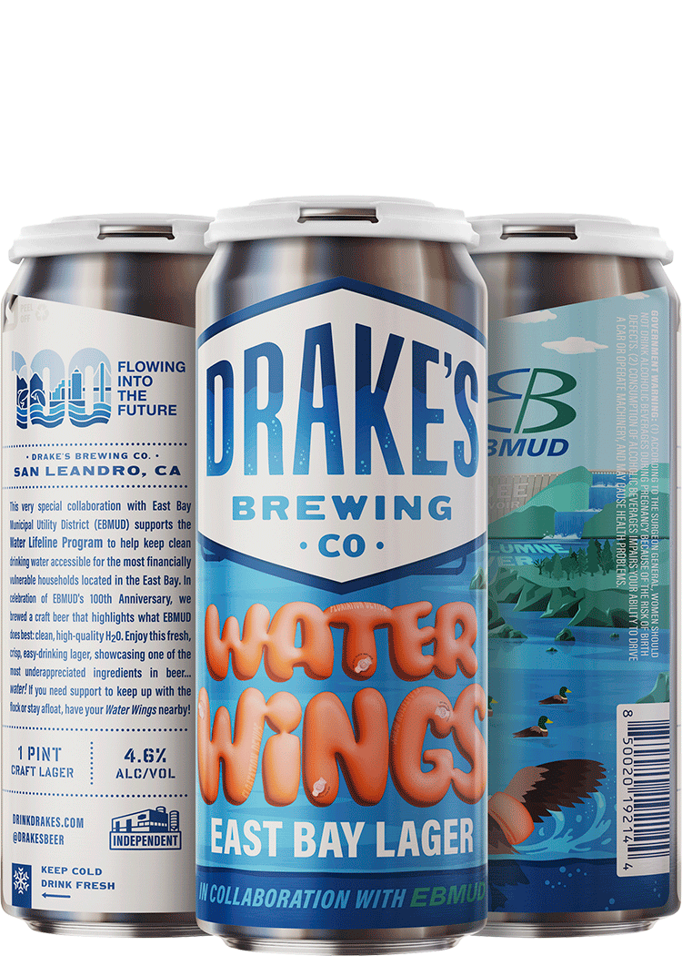 Drake's/EBMUD Water Wings Collab Total Wine & More