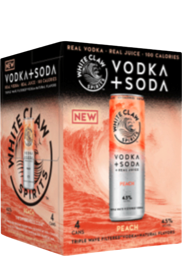 White Claw Vodka Soda Peach Total Wine & More