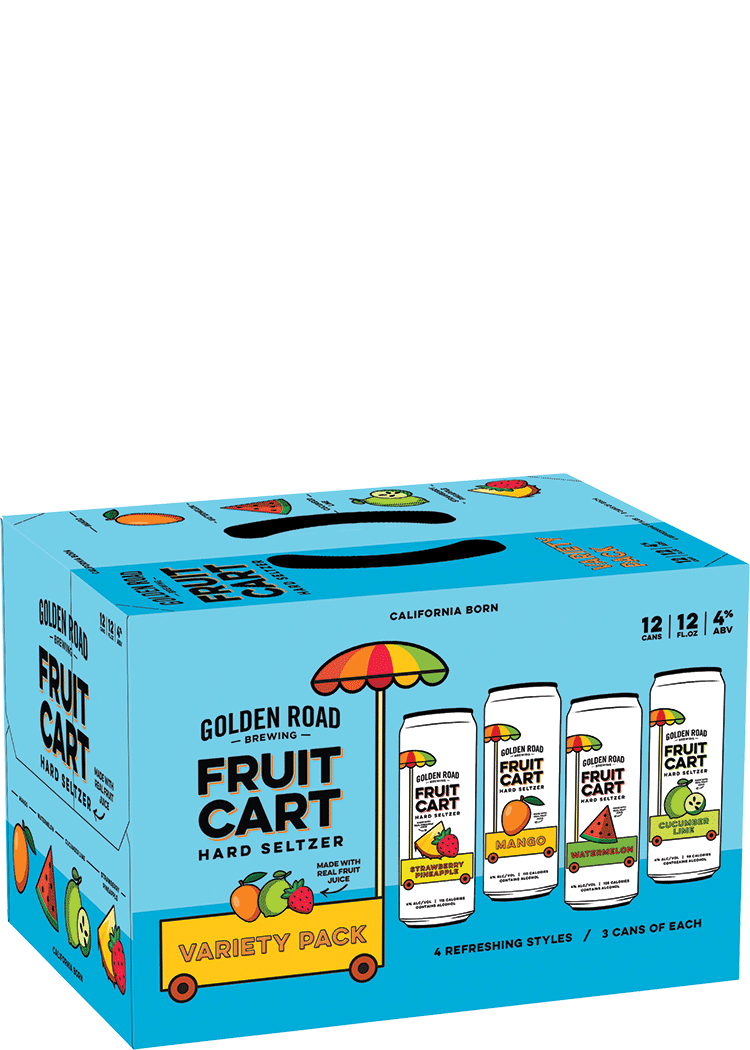 Golden Road Fruit Cart Hard Seltzer Variety Pack Total Wine & More