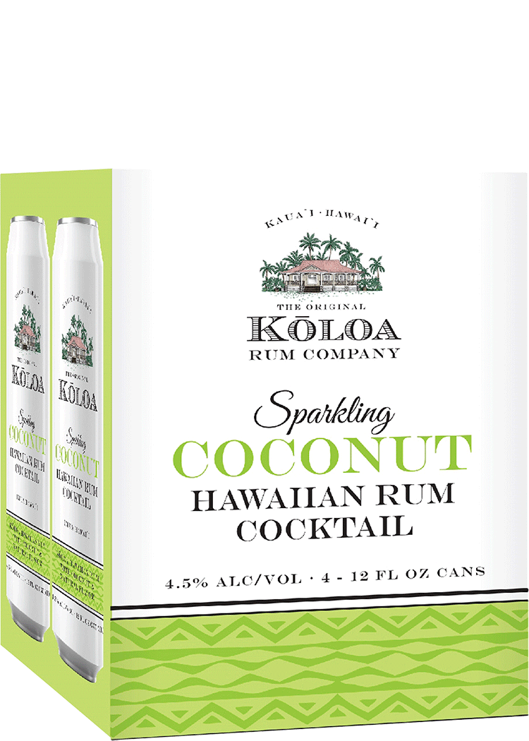 Koloa Sparkling Coconut Hawaiian Rum Cocktail Total Wine & More