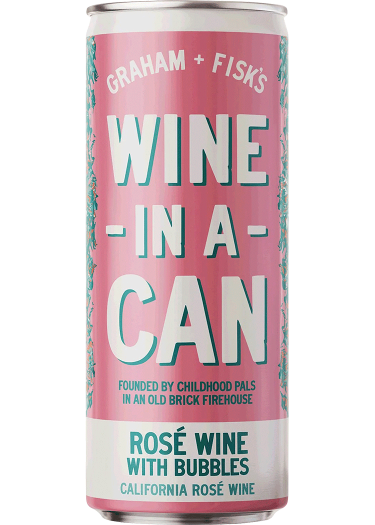 Graham+Fisk's WineInACan Rose with Bubbles Total Wine & More