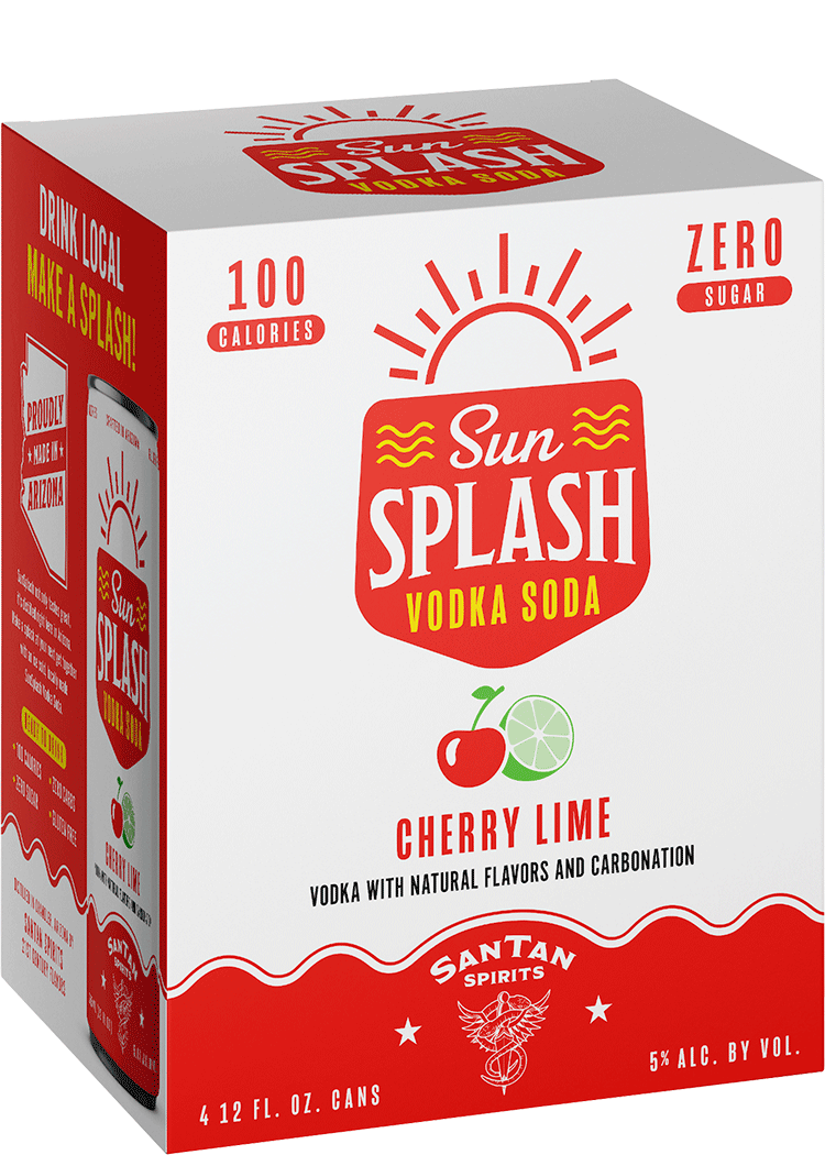 Sun Splash Cherry Lime Vodka Soda Total Wine & More