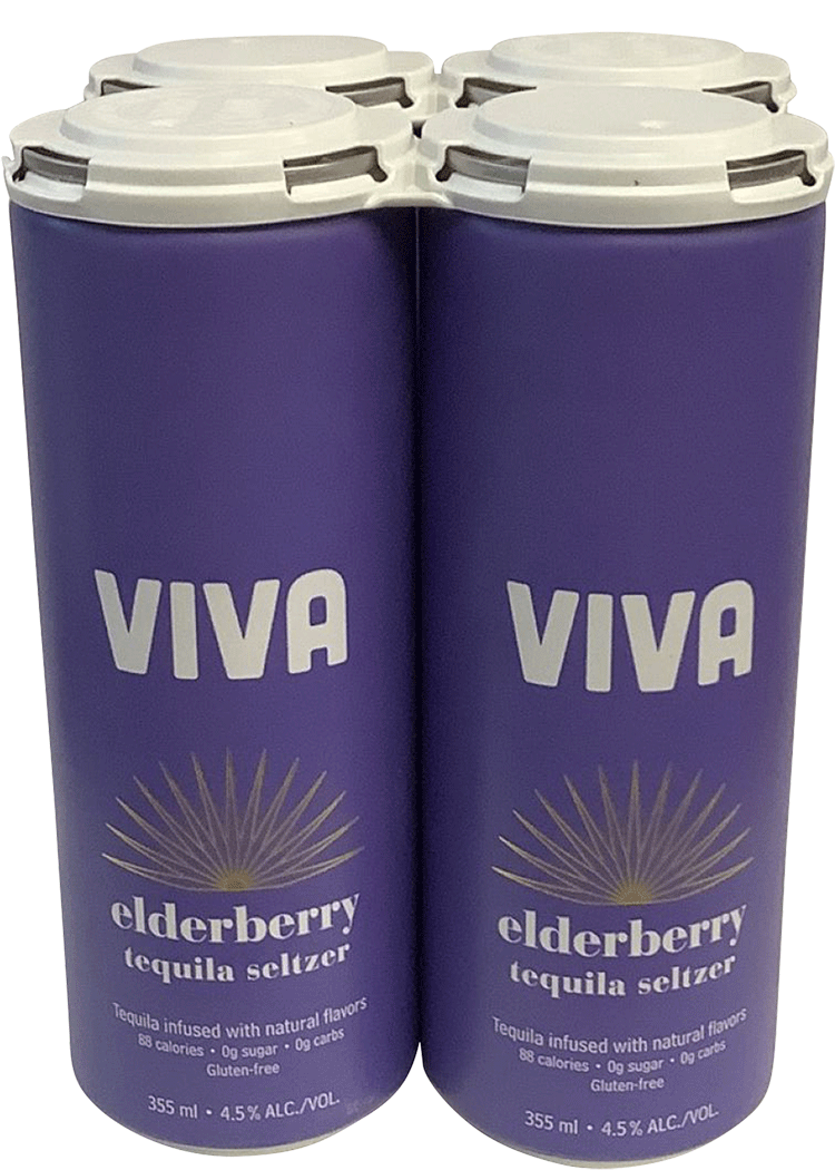 VIVA Elderberry Tequila Seltzer Total Wine & More