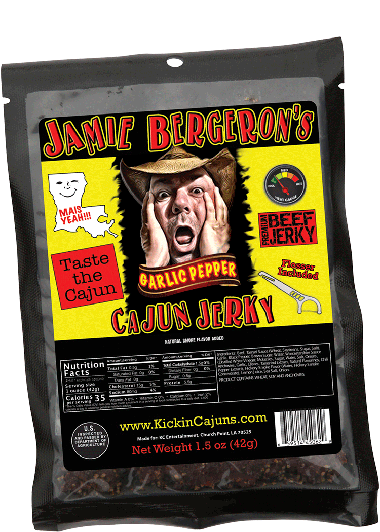 Jamie Bergeron's Garlic Pepper Jerky Total Wine & More