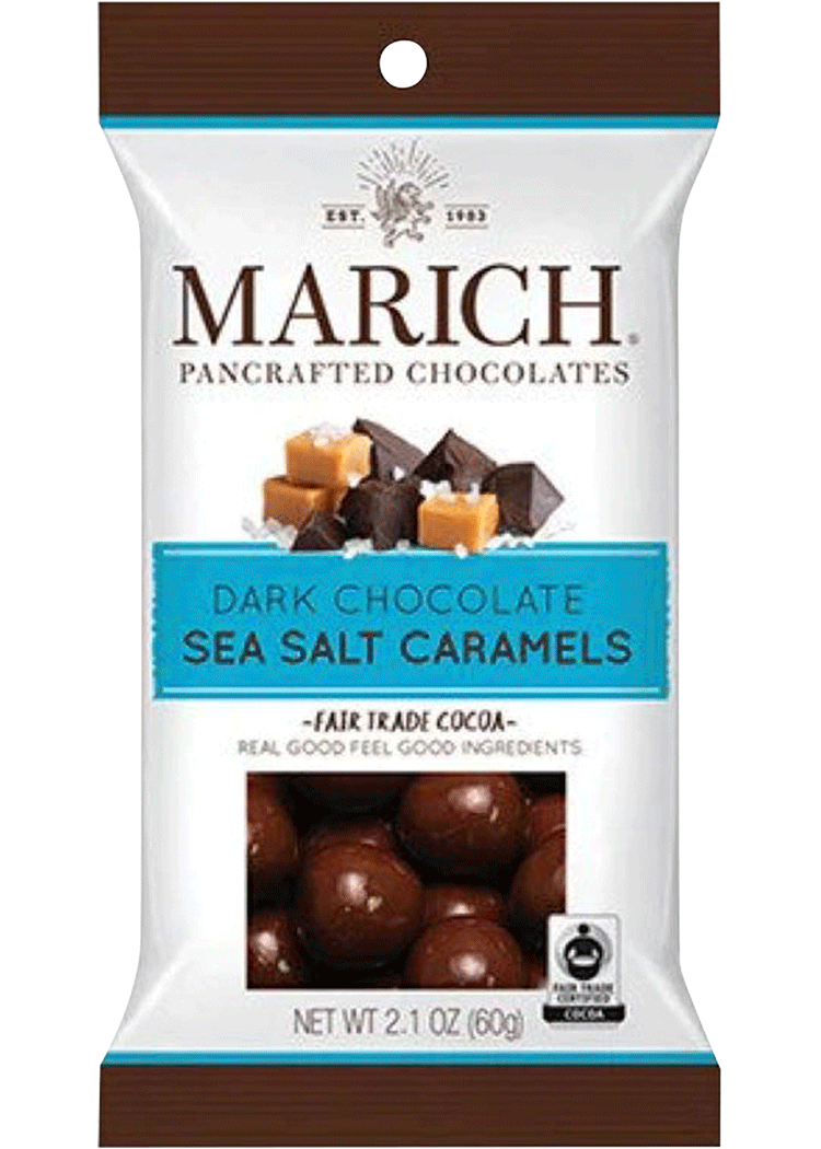 Marich Sea Salt Caramels Dark Chocolate 10-Pound Bulk main image 1