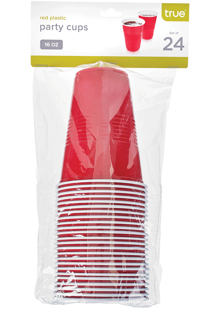 16oz Red Party Cups 24pk Total Wine & More