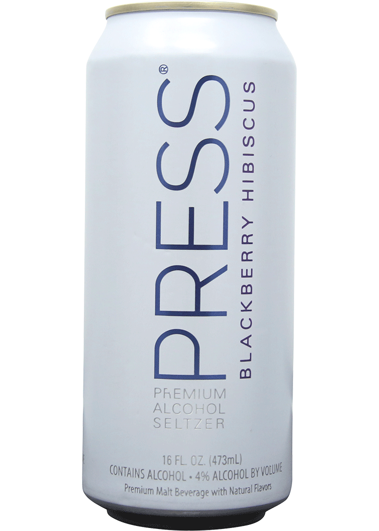 Press Premium Alcohol Seltzer Blackberry Hibiscus Total Wine & More