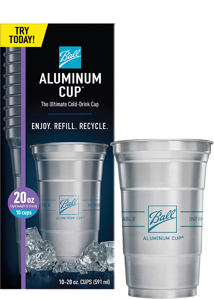 Ball 20 Oz Aluminum Cup 10 Pack Total Wine & More