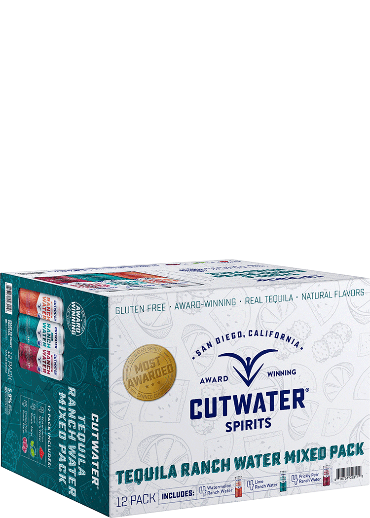 Cutwater Tequila Ranch Water Mix Pack Total Wine & More