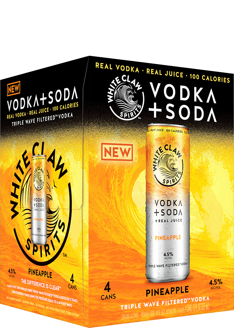 White Claw Vodka Soda Pineapple Total Wine & More