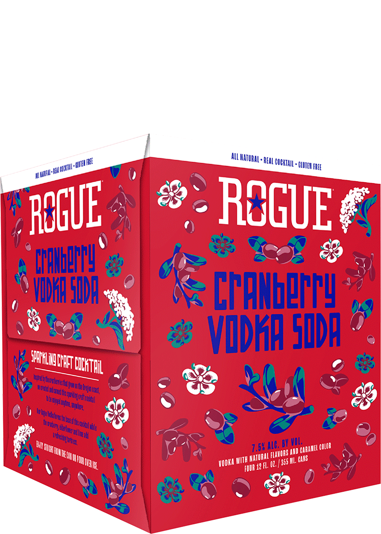 Rogue Cranberry Vodka Soda Total Wine & More