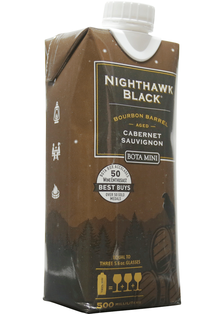 Bota Box Mini Nighthawk Black Bourbon Barrel Aged Sauvignon