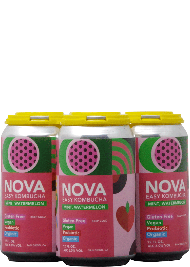 Nova Easy Kombucha Mint Watermelon Total Wine & More
