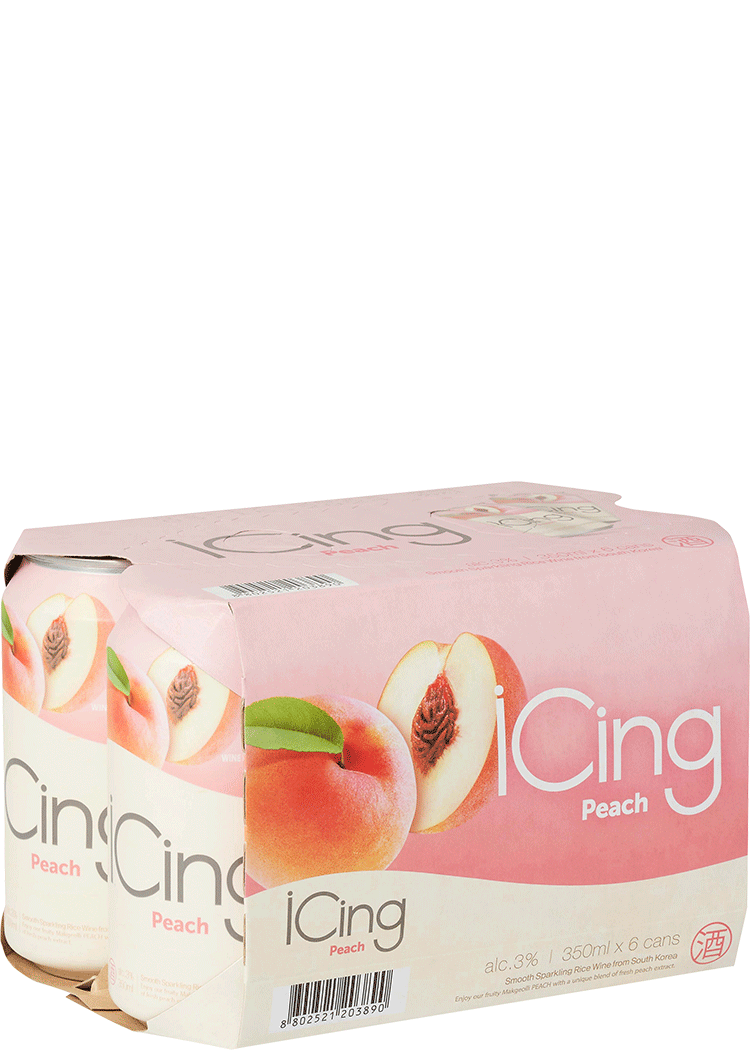 iCing Peach Sparkling Rice Wine Total Wine & More