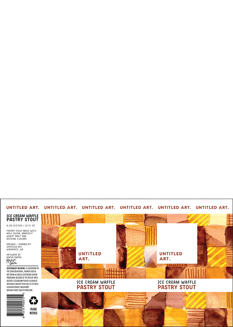 Untitled Art Ice Cream Waffle Pastry Stout Total Wine & More