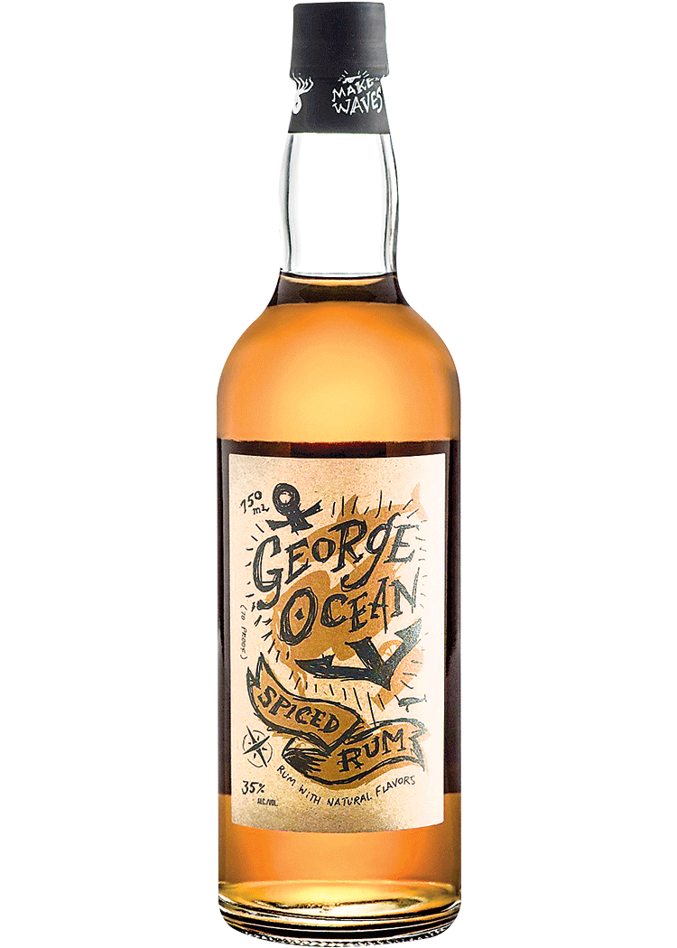 Bottle of George Ocean Spiced Rum.