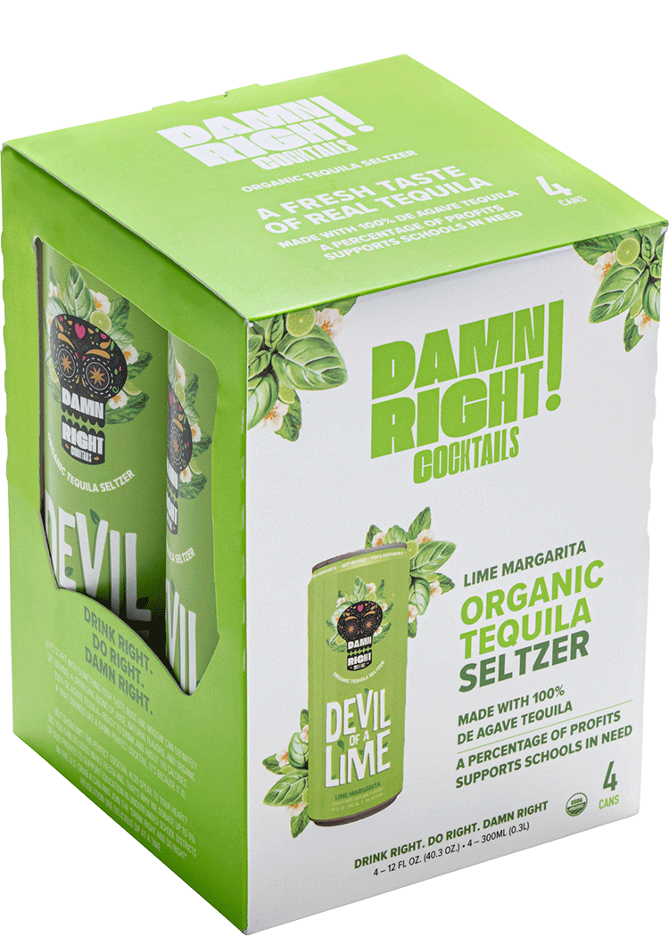 Damn Right Devil of a Lime Margarita Cocktail Total Wine & More