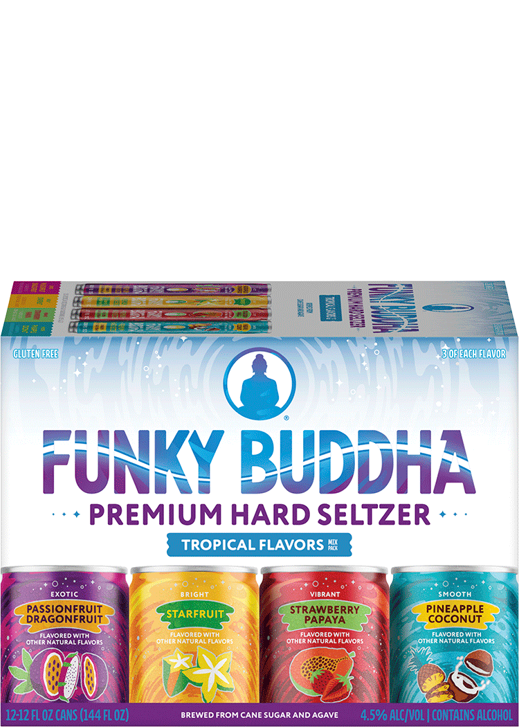 Funky Buddha Premium Hard Seltzer Tropical Variety Pack Total Wine & More