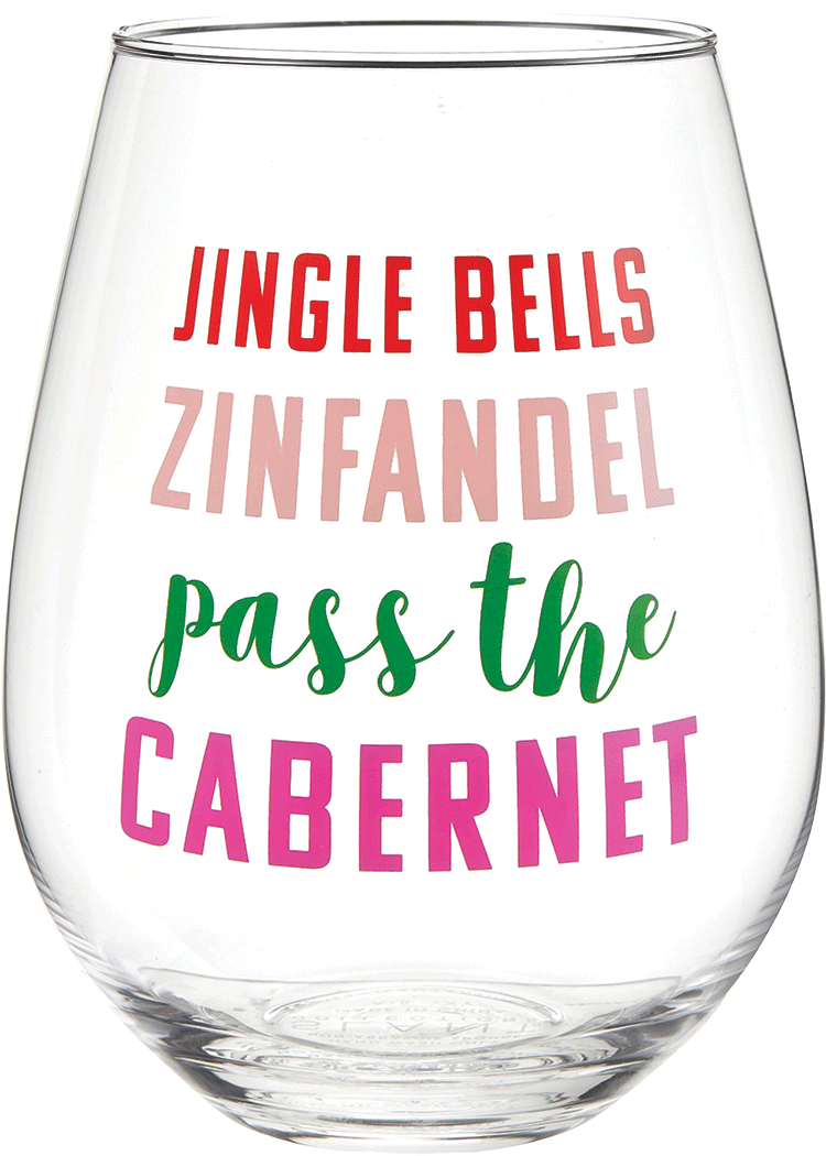 Stemless Wine Jingle Bell Wine Total Wine & More