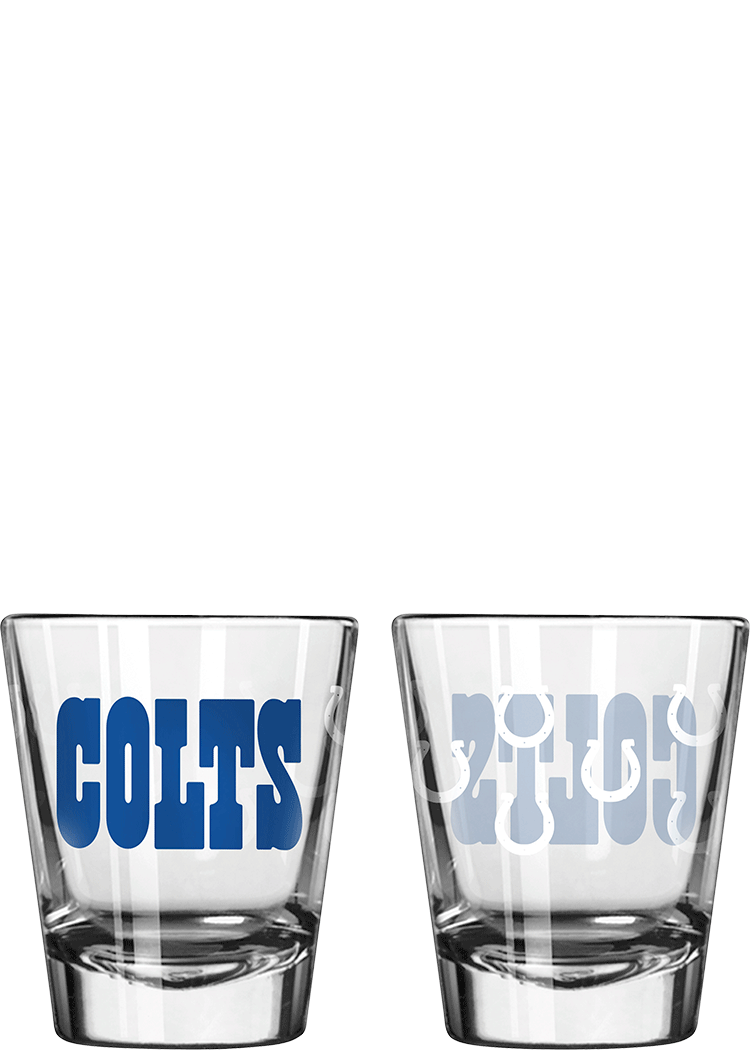 Indianapolis Colts 2oz Wordmark Satin Etch Shot Glass Total Wine & More